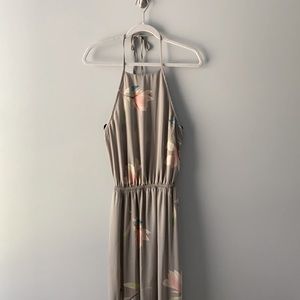 🌸 SHOW ME YOU MuMu Floral Halter Maxi Small